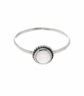 Anillo Plata Nacar 7mm