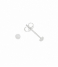 Boucles d'Oreilles Argent Demi Boule 3mm Prix Paire