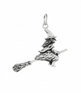 Colgante Plata Bruja 20mm