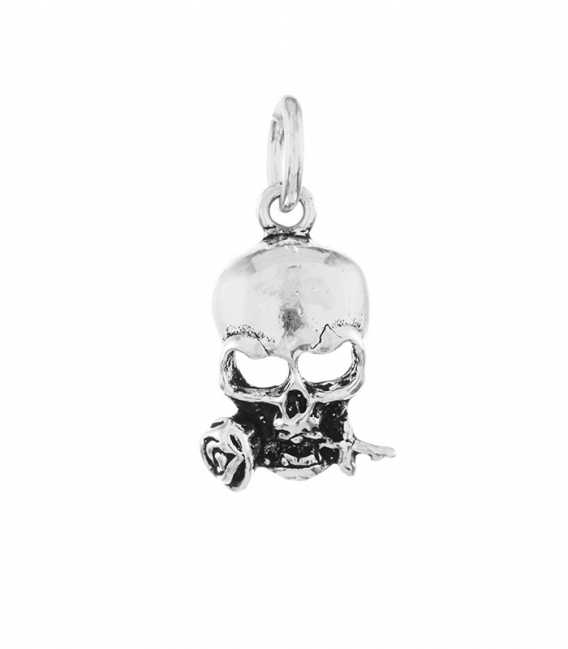Colgante Plata Calavera 17mm