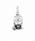 Colgante Plata Calavera 17mm