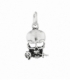 Colgante Plata Calavera 17mm