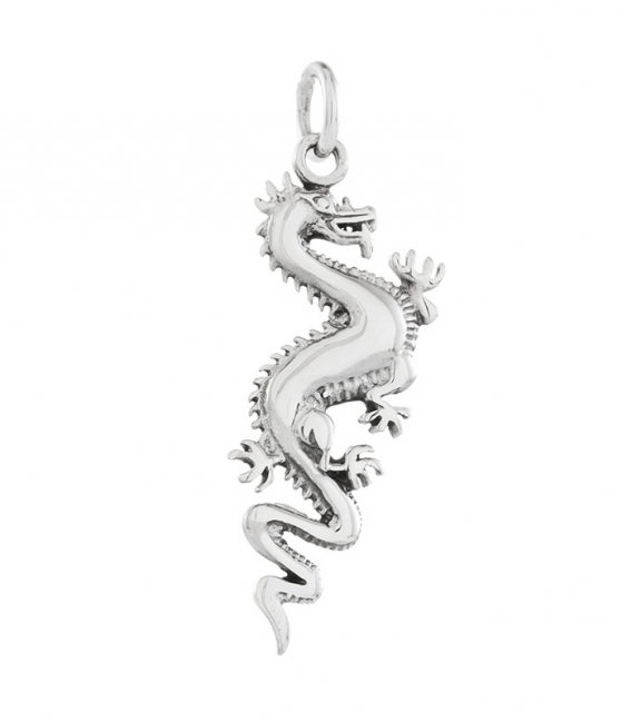 Colgante Plata Dragon 28mm