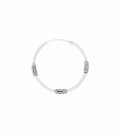 Créoles Argent Bali 25 X 1.2mm Prix Paire