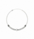 Aro Bali Plata 40 X 1.5mm. Precio Par