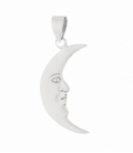 Pendentif Argent Lune 22.5mm