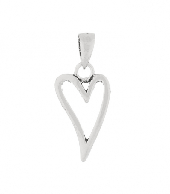 Pendentif Argent Coeur 16mm