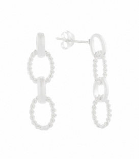 Boucles d'oreilles Argent Chaîne 26.3mm Prix Paire