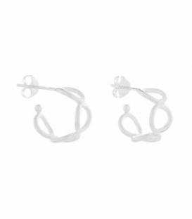Boucles d'oreilles Argent Cinq Cercles Prix Paire