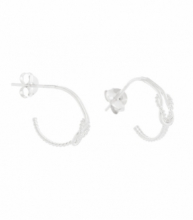 Pendiente Plata Nudo 3.8mm Precio Par
