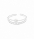 Anillo Plata Estrella Eslabones 7.15mm