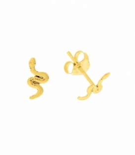 Boucles d'oreilles Argent Serpent de 8mm Recouvert Prix Paire