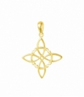 Colgante Nudo de Bruja 22.2mm Bañado