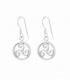 Pendiente Plata Trisquel 12mm. Precio Par