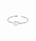 Anillo Corazon Circonita 4.5 X 5.6mm