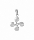 Pendentif Argent Lauburu 16mm