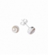 Pendiente Plata Ojo Shiva 6mm. Precio Par