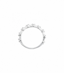 Bague Argent Zirconiums 2mm