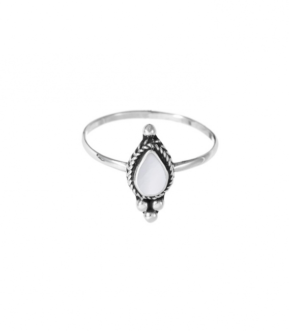 Anillo Plata Nacar Labrado