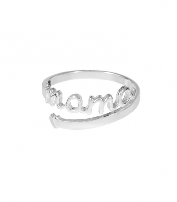 Anillo Plata Mama