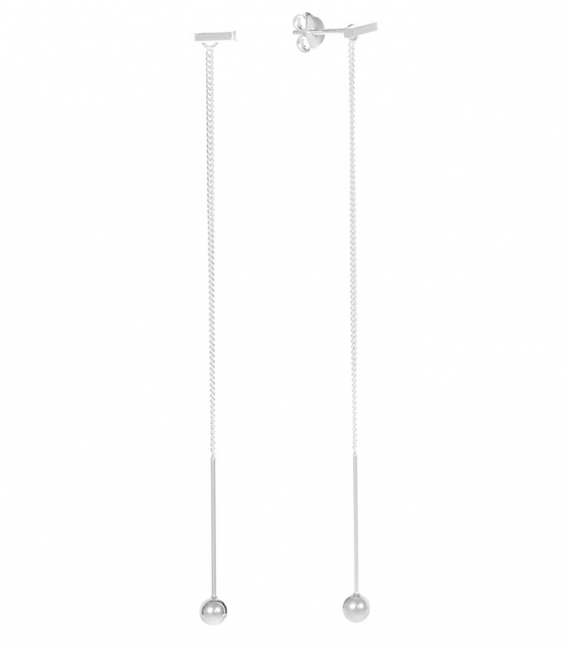 Pendiente Plata Pendulo Precio Par