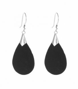 Pendiente Plata Lava. Precio Par