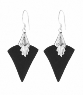 Pendiente Plata Lava Filigrana. Precio Par