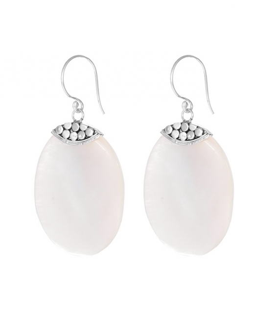 Pendiente Plata Nacar Filigrana. Precio Par