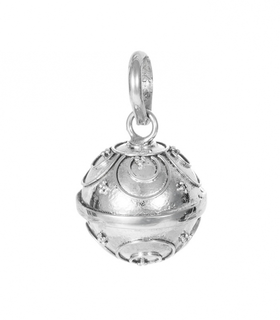 Pendentif Argent Appel aux Anges Ø12mm