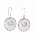 Pendiente Plata Ojo Shiva Ø19mm. Precio Par