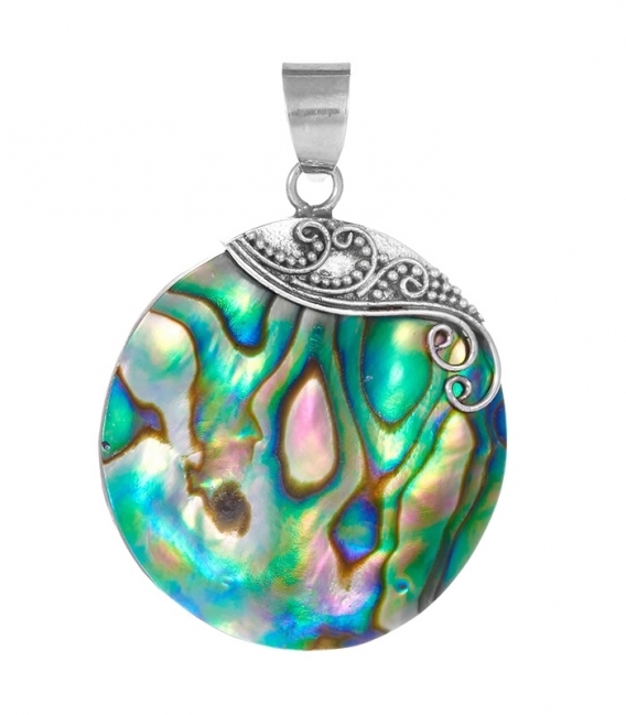 Colgante Plata Avalon Circulo Ø26mm