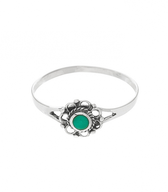 Anillo Plata Turquesa 7.3mm