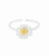 Anillo Plata Flor 11mm