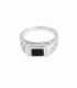 Anillo Plata Sello Onix 7 X 9.4mm
