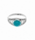 Anillo Plata Turquesa 1,00cm