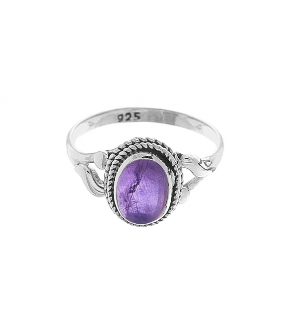 Bague Argent Améthyste 1,00cm 77