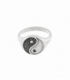 Bague Argent Sceau Yin Yang
