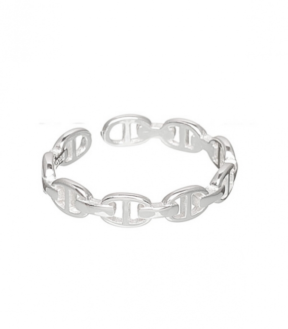 Anillo Plata Eslabones
