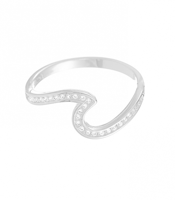 Bague Vague Zirconium