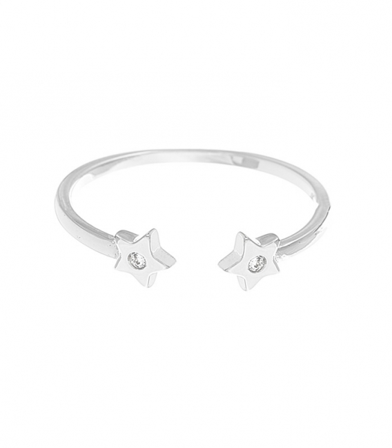Bague Argent Étoile Zirconium 130