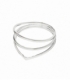 Anillo Plata V Liso