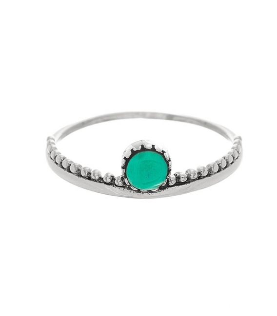 Bague Argent Turquoise 5mm