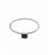 Anillo Plata Onix 4.5mm