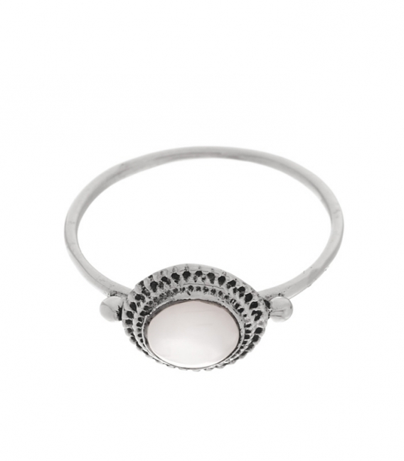 Bague Argent Nacre 9.5mm