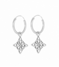 Aro Plata Nudo Bruja (10mm) 12mm Precio Par