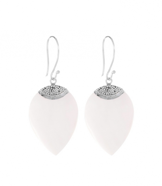 Pendiente Plata Nacar Filigrana. Precio Par