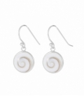 Pendiente Plata Ojo Shiva Ø10mm. Precio Par