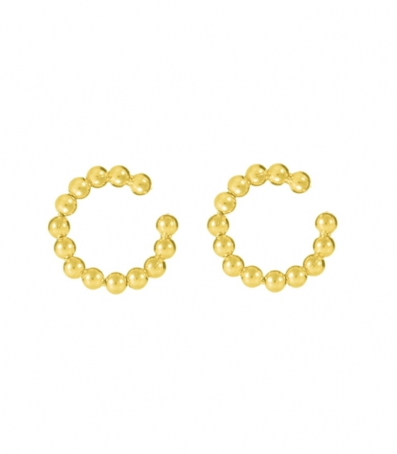 Cartilago Plata Bolas Bañado Precio Par