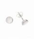 Boucles d'oreilles Argent Pierre 6.4mm. Prix Paire