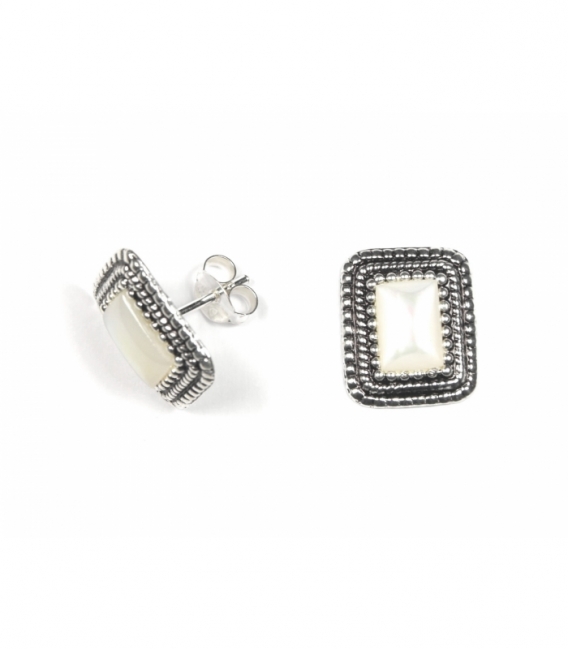 Pendiente Plata Esmalte